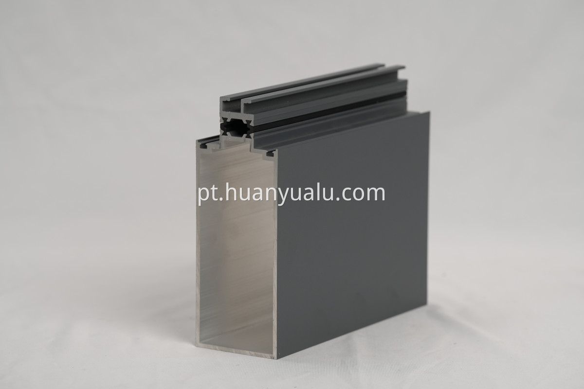 Perfis de parede de cortina estrutural Structural curtain wall profiles